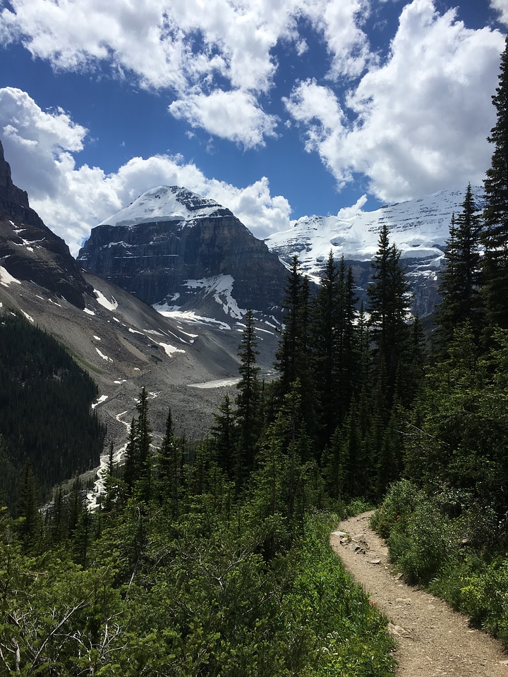 Hiking the Plain of Six Glaciers Trail