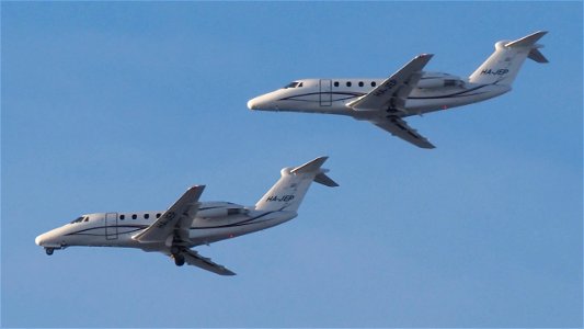 Cessna 650 Citation III HA-JEP Jetstream Air from Budapest (3700 ft.)