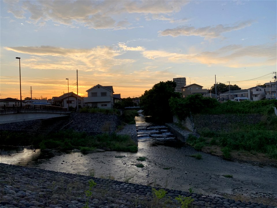 Yanase River in Kiyose-shi