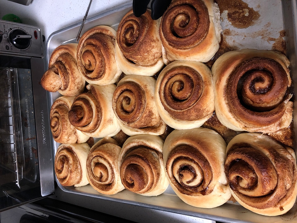 Darker Cinnamon Rolls