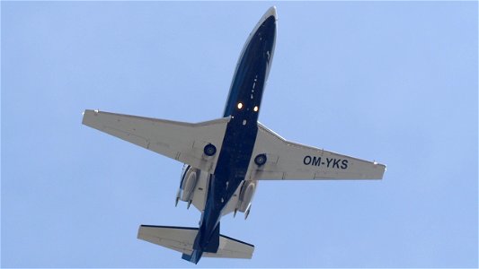 Cessna 560XL Citation XLS+ OM-YKS Elite Jet from Rome (6000 ft.)