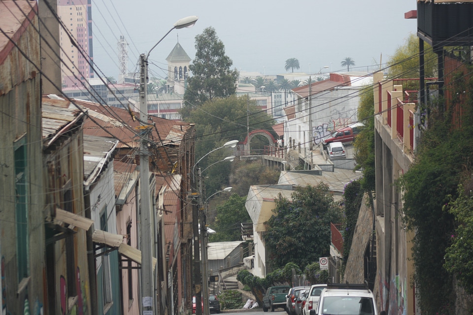 historic city of Valparaiso, Chile