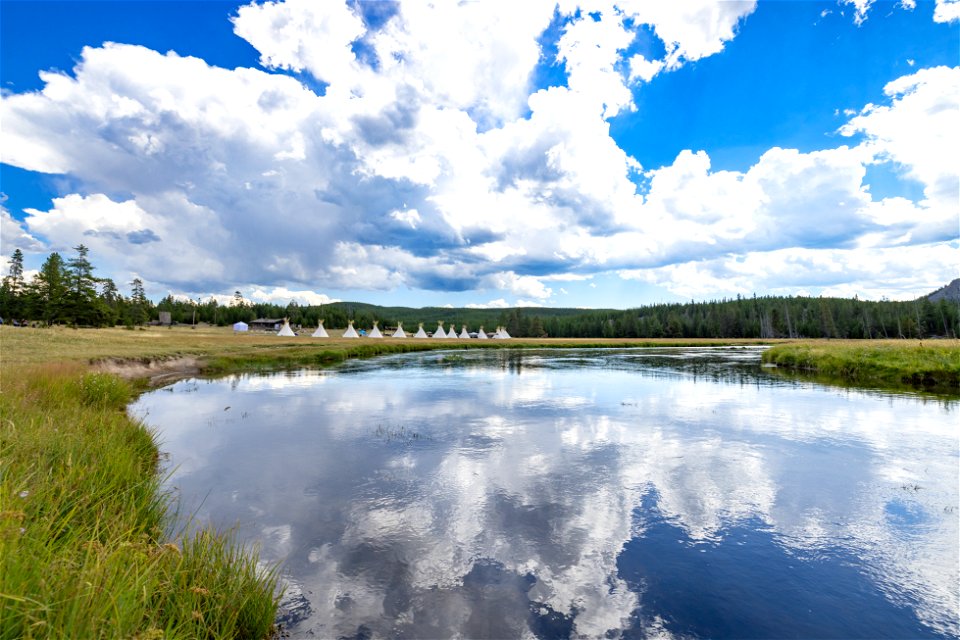 Yellowstone Revealed: Teepee Village along the Madison River