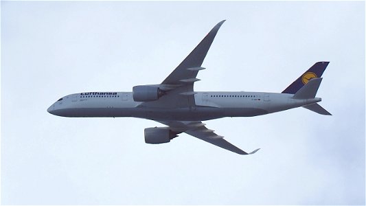 Airbus A350-941 D-AIXF Lufthansa from Rio de Janeiro (11600 ft.)