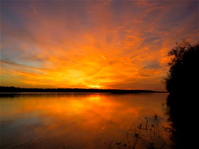 Mississippi River Sunrise photo