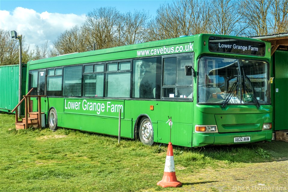 (33832 Stagecoach X832AKW) Now a cave bus on Lower Grange Scout Site.
