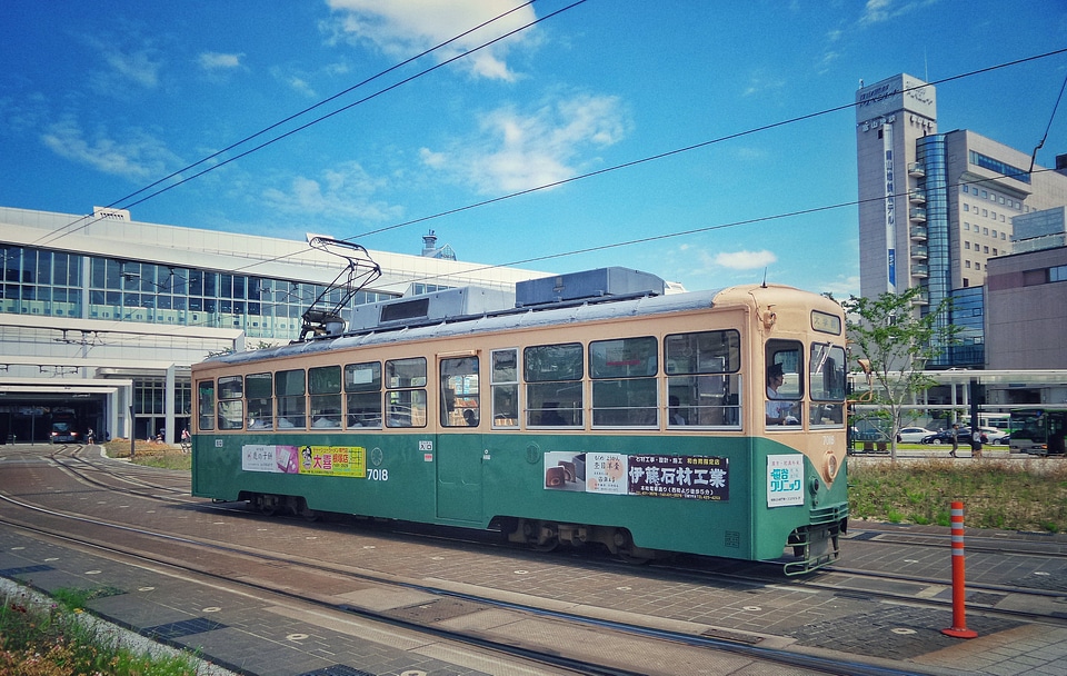 Toyama city tram photo