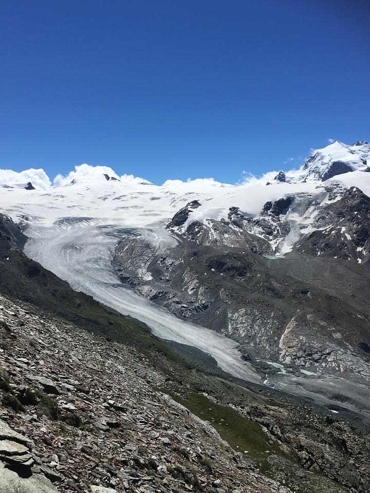 Hiking trail leading to the Oberrothorn