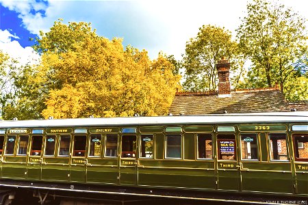 Bluebell Railway Autumn photo