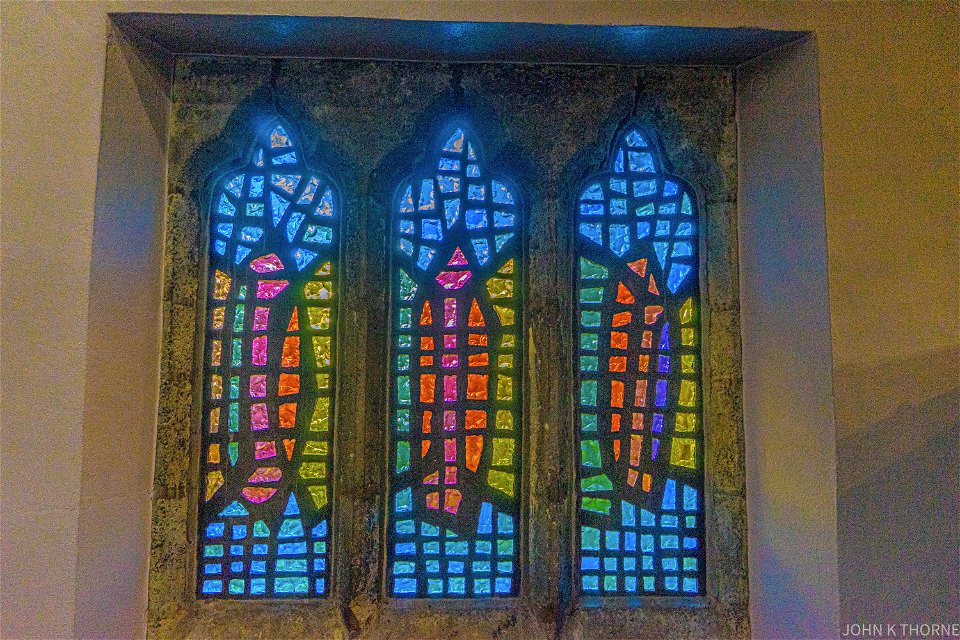 Dom Charles Norris Stained Glass. The Friars Aylesford Kent