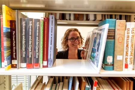 Mel Cutietta, research librarian, Heritage and Research Center
