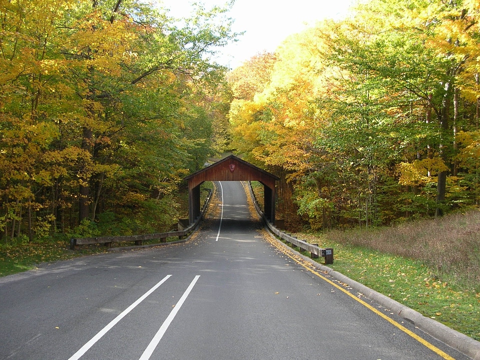 Fall Colors and the Covered Bridge