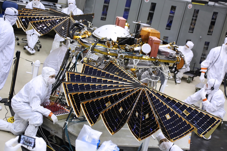 Mars Lander's Solar Arrays photo