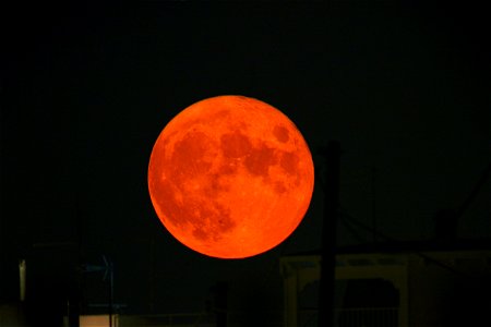 Moonrise on August 22, 2021 photo