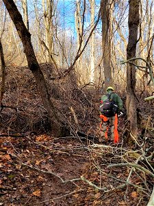 Trail Work on Fox Hollow Trail