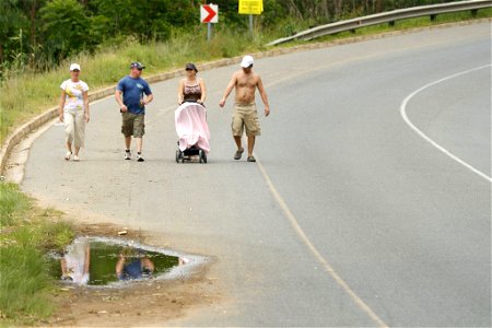 Johannesburg - 94.7 Cycle Race - come to give support photo