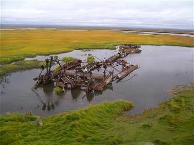 Steam boat remains