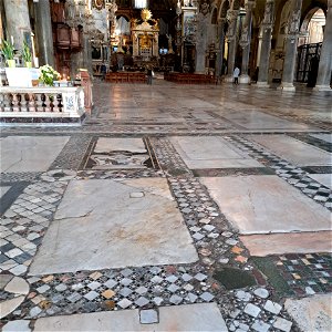 Marble Santa Maria in Aracoeli  Rome Italy