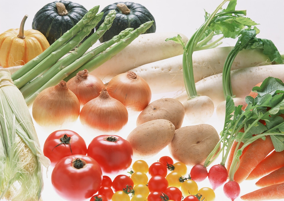Fresh vegetables close up