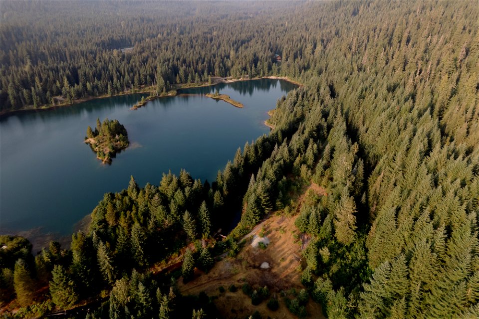Gold Creek Pond and Valley-before-Snoqualmie Pass-6