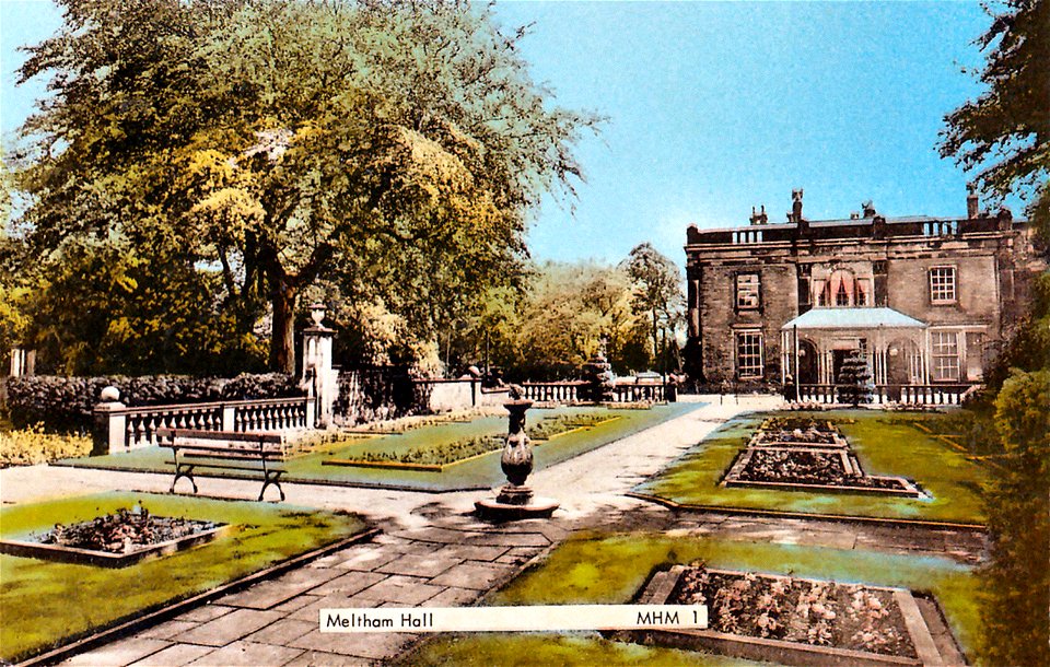 undated postcard of Meltham Hall