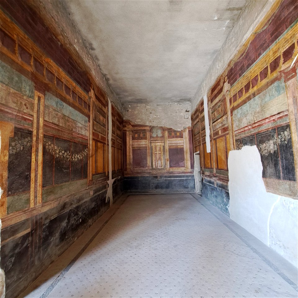 More Frescos In Villa of Mysteries Ruins Pompeii Italy