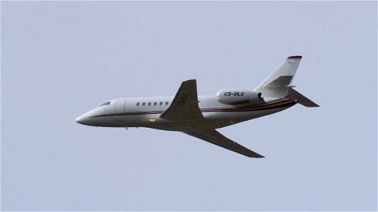 Dassault Falcon 2000EX CS-DLC Netjets Europe from Faro (3700 ft.)