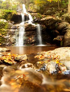 Dark Hollow Falls in Fall photo