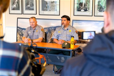 Yellowstone flood event 2022: NPS Director Chuck Sams and Superintendent Cam Sholly press briefing
