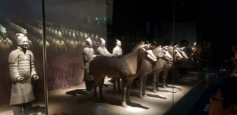 The famous terracotta warriors of XiAn, China