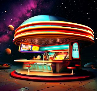 'Fast Food in Space' photo