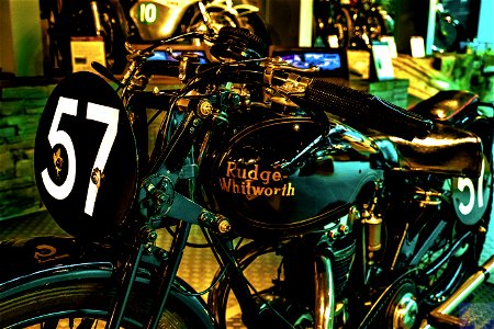 The Rudge Whitworth Motorcycle. “Rudge it do not trudge it”