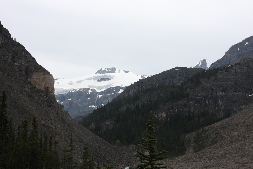 Temple pass trail in Banff National Park, Alberta, Canada