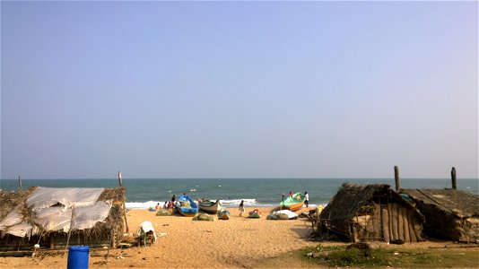 Serenity beach. Pondichery
