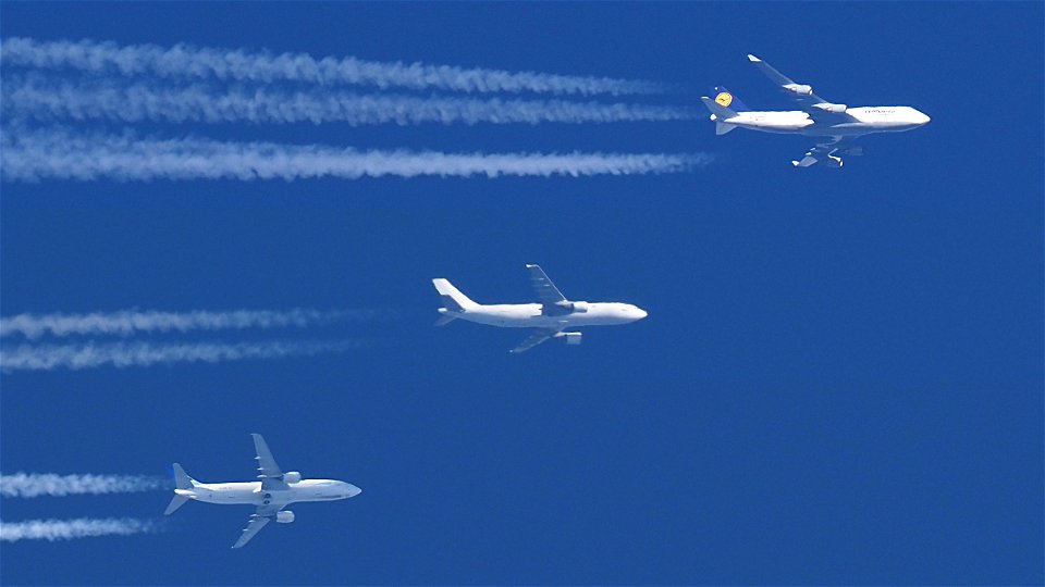 Sunday Air Traffic (top to bottom):