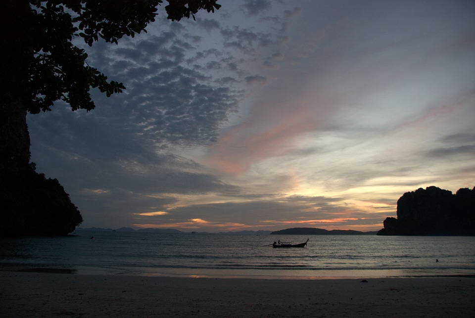 Sunset in Thailand photo