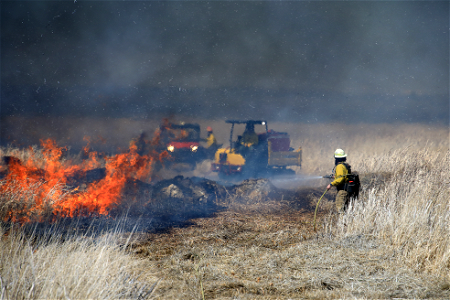 Market Lake Prescribed Fire photo