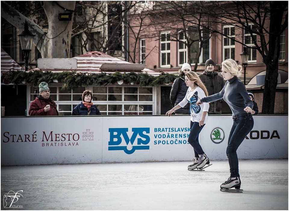 Figure skating winter sports people