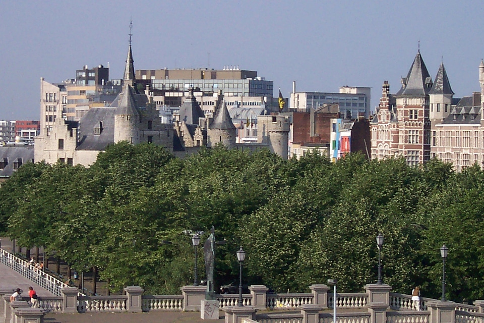 Landscape of Antwerp Belgium
