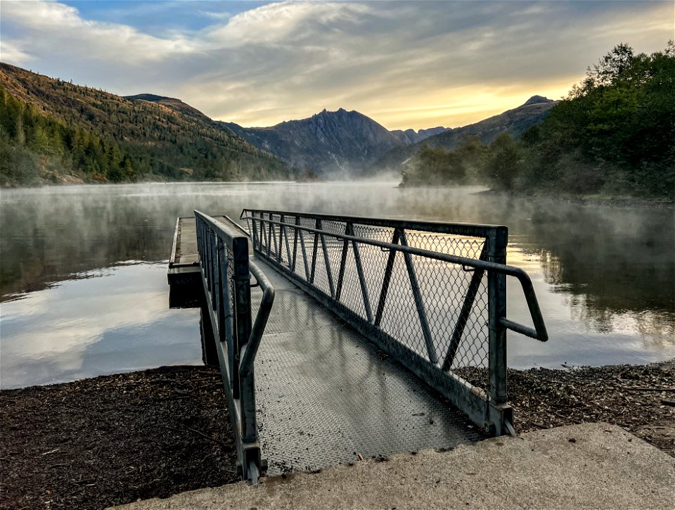 202209-GP-Sunrise at Coldwater Lake by U.S. Forest Service Recreation Technician Ian Reed