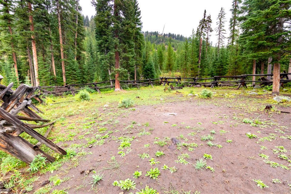 Horse corrals at Upper Miller Patrol Cabin (2)