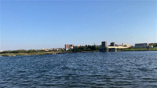 Tama River in Inogata, Komae-shi