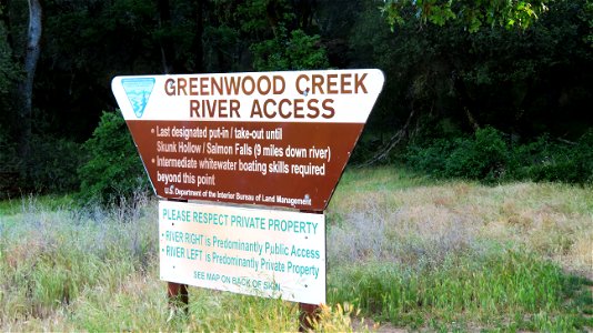 Greenwood Creek Sign photo