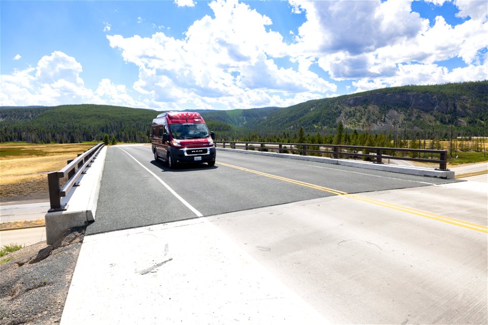 Old Faithful Overpass Project completed (2)