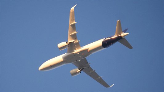 Airbus A320-271N D-AINW Lufthansa from Ibiza (9000 ft.)