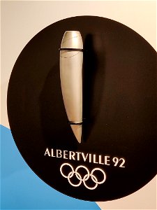 Flamme olympique des JO d'Alberville 92