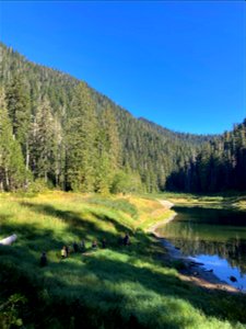 Satsop Lakes on the Olympic National Forest on a volunteer day with the Mountaineers photo