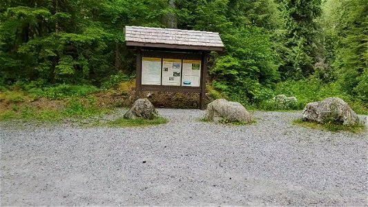 Trailhead Interpretive Sign Beaver Lake Trailhead Mt. Baker-Snoqualmie National Forest June 2020 Matthew Riggen