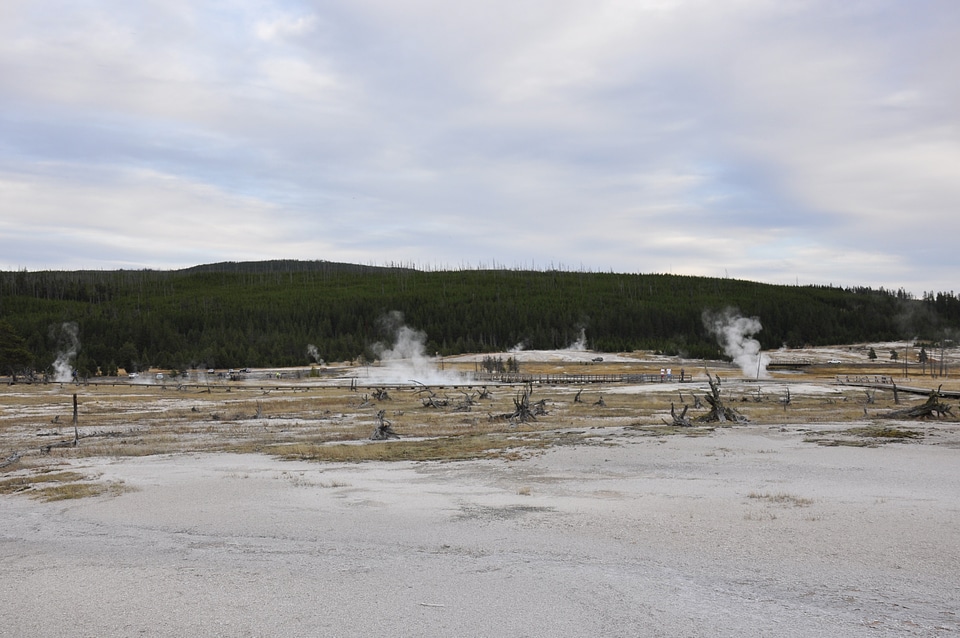 Blue Geyser Pool at Yellowstone