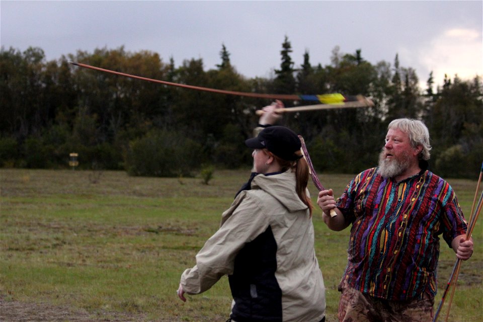 2014_AlaskaPeninsula_volunteer_ Rod Cyr instructs participant